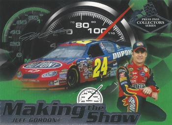 2004 Press Pass Collectors Series Making the Show #MS 16 Jeff Gordon Front