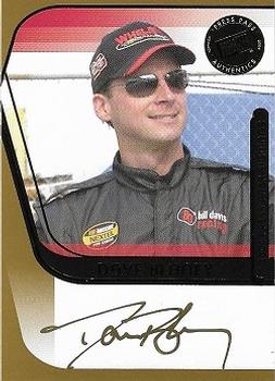 2004 Press Pass - Signings Gold #NNO Dave Blaney Front