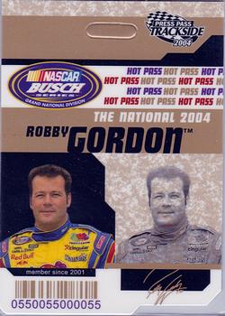 2004 Press Pass Trackside - Hot Pass National #HP 26 Robby Gordon Front