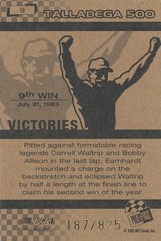 2005 Press Pass Dale Earnhardt Victory Series #9 Dale Earnhardt Back