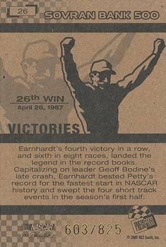 2005 Press Pass Dale Earnhardt Victory Series #26 Dale Earnhardt Back