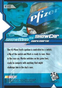 2005 Press Pass - Showcar #SC 1 Mark Martin Back