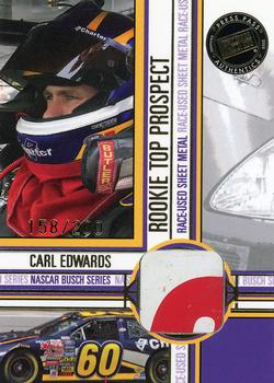 2005 Press Pass - Top Prospects Memorabilia #CE-SM Carl Edwards Front