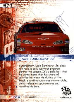 2005 Press Pass - Velocity #VL 7 Dale Earnhardt Jr. Back