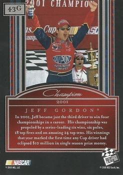 2005 Press Pass Legends - Gold #43G Jeff Gordon Back