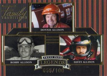 2005 Press Pass Legends - Holofoil #48H Donnie Allison / Bobby Allison / Davey Allison Front