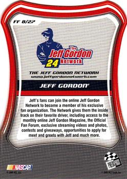 2005 Press Pass Optima - Fan Favorite #FF 8 Jeff Gordon Back