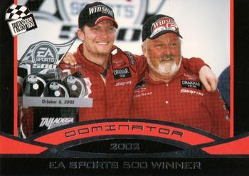 2006 Press Pass Dominator Dale Earnhardt Jr. #11 Dale Earnhardt Jr. '02 EA Sports 500 Win Front