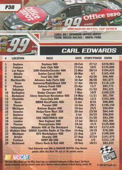 2006 Press Pass - Platinum #P30 Carl Edwards Back