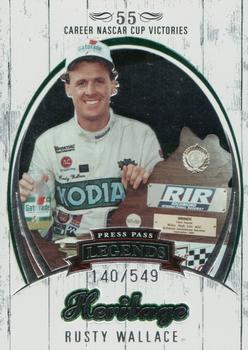 2006 Press Pass Legends - Heritage Silver #HE 8 Rusty Wallace Front
