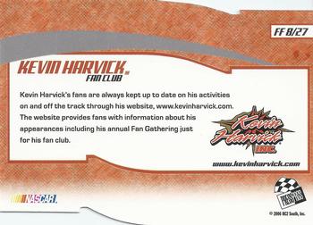 2006 Press Pass Optima - Fan Favorite #FF 8 Kevin Harvick Back