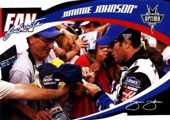 2006 Press Pass Optima - Fan Favorite #FF 10 Jimmie Johnson Front
