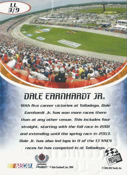 2006 Press Pass VIP - Lap Leader #LL 3 Dale Earnhardt Jr. Back