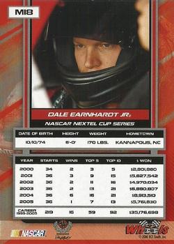 2006 Wheels High Gear - MPH #M18 Dale Earnhardt Jr. Back