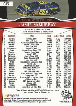 2007 Press Pass - Gold #G19 Jamie McMurray Back