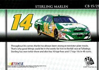 2007 Press Pass Collector's Series Box Set #CB 15 Sterling Marlin Back