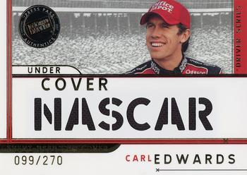 2007 Press Pass Eclipse - Under Cover Drivers NASCAR #UCD 11 Carl Edwards Front