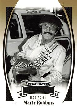 2007 Press Pass Legends - Gold #G-8 Marty Robbins Front