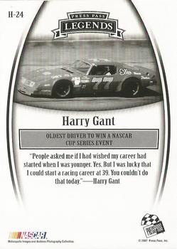 2007 Press Pass Legends - Holofoil #H-24 Harry Gant Back
