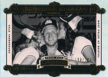 2007 Press Pass Legends - Memorable Moments Gold #MM 2 Cale Yarborough Front