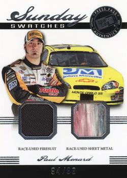 2007 Press Pass Legends - Sunday Swatches Silver #SS PM Paul Menard Front