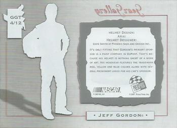 2007 Press Pass VIP - Gear Gallery Transparent #GGT 4 Jeff Gordon Back