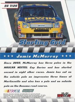 2007 Wheels American Thunder - Starting Grid #SG 7 Jamie McMurray Back