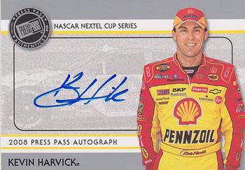 2008 Press Pass - Autographs #NNO Kevin Harvick Front