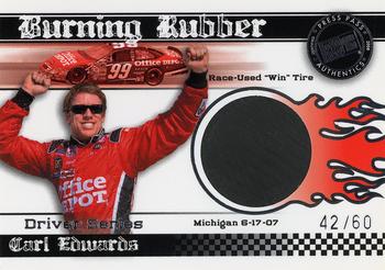 2008 Press Pass - Burning Rubber Drivers #BRD 14 Carl Edwards Front
