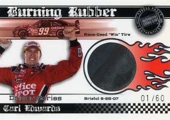 2008 Press Pass - Burning Rubber Drivers #BRD 23 Carl Edwards Front