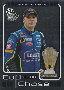 2008 Press Pass - Cup Chase Prizes #CC 3 Jimmie Johnson Front
