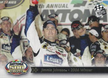 2008 Press Pass - Daytona 500 50th Anniversary #43 Jimmie Johnson '06 Front