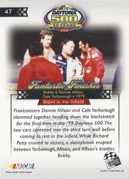 2008 Press Pass - Daytona 500 50th Anniversary #47 Bobby Allison/Donnie Allison/Cale Yarborough Back