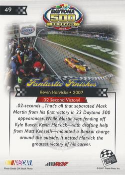 2008 Press Pass - Daytona 500 50th Anniversary #49 Kevin Harvick Back