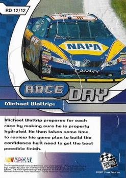 2008 Press Pass - Race Day #RD 12 Michael Waltrip Back