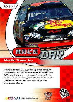 2008 Press Pass - Race Day #RD 3 Martin Truex Jr. Back