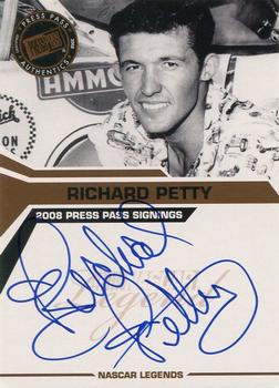 2008 Press Pass - Signings #NNO Richard Petty Front