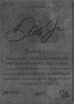 2008 Press Pass - Slideshow #SS12 Dale Earnhardt Jr. Back