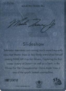 2008 Press Pass - Slideshow #SS22 Martin Truex Jr. Back