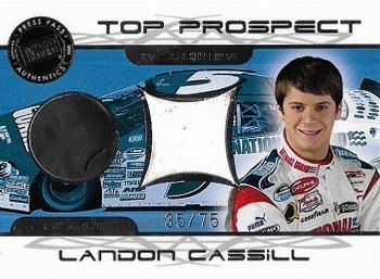 2008 Press Pass - Top Prospects Metal-Tire #LC-ST Landon Cassill Front
