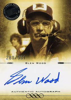 2008 Press Pass Legends - Autographs Blue #NNO Glen Wood Front