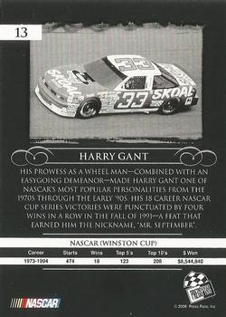 2008 Press Pass Legends - Holo #13 Harry Gant Back