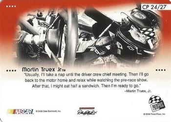 2008 Press Pass Speedway - Cockpit #CP 24 Martin Truex Jr. Back