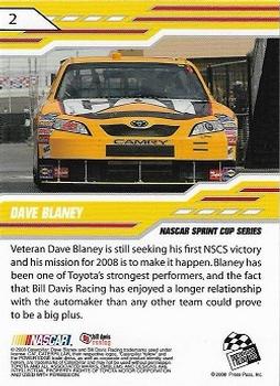 2008 Press Pass Stealth #2 Dave Blaney Back