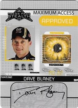 2008 Press Pass Stealth - Maximum Access #MA 3 Dave Blaney Front