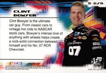 2008 Press Pass Stealth - Synthesis #S 2 Clint Bowyer Back