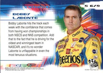 2008 Press Pass Stealth - Synthesis #S 6 Bobby Labonte Back