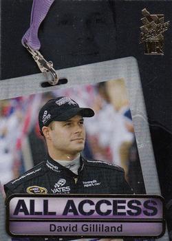2008 Press Pass VIP - All Access #AA 7 David Gilliland Front