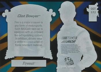 2008 Press Pass VIP - Gear Gallery Transparent #GGT 1 Clint Bowyer Back