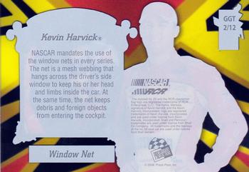 2008 Press Pass VIP - Gear Gallery Transparent #GGT 2 Kevin Harvick Back
